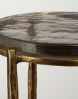 Eternity - Brass Accent Table
