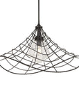 Whirlwind - 1 Light Indoor-Outdoor Pendant - Dark Bronze