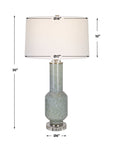 Imperia - Aqua Gray Table Lamp