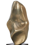 Fluid Geometry - Sculptures (Set of 2) - Black,Gold