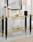 Empire - Cityscape Console Table - Gold