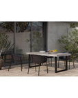 Jedrik - Large Outdoor Dining Table - Cement