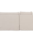 Fable - 5 Piece Slipcover Dining Banquette U-Shape - Beige