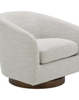 Oscy - Swivel Chair - Splashed White