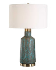Dauphine - Cracked Table Lamp - Teal