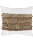 Radiant Oasis - 22" x 22" Safi Pillow - Ivory / Natural
