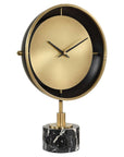 Velar - Modern Table Clock - Black / Gold