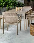 Sumba - Wicker Outdoor Dining Chair - Gray