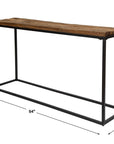 Holston - Salvaged Wood Console Table - Light Brown