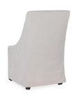 Warwick - Upholstered Rolling Dining Chair
