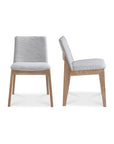 Deco - Oak Dining Chair (Set of 2) - Light Gray