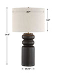 Macon - Matte Table Lamp - Black