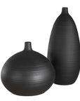 Bower - Vases (Set of 2) - Black