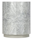 Melange - Emile Accent Table - Pearl Silver