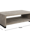 Bosk - White Washed Coffee Table