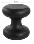 Robles - Outdoor Accent Table - Black
