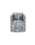 Cecil - Dining Chair Tapestry - Blue / Gray