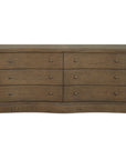 Clarence - 6 Drawer Dresser - Warm Brown