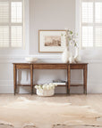 Commerce And Market - Skinny Console Table - Light Brown