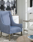 Galiot - Wingback Accent Chair - Blue