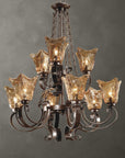 Vetraio - 9 Light Chandelier - Oil Rubbed Bronze