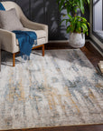 Ladoga - Modern 9 X 12 Rug - Pearl Silver