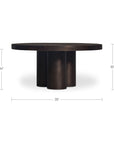 Logan - Outdoor Coffee Table - Black