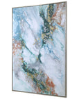 Mercury Hand - Abstract Art - Blue