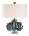 Ruffle Up - Table Lamp - Blue Green