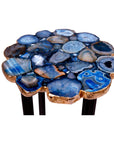Azul - Agate Accent Table - Blue