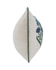 Belcourt - 14" x 26" Floral Pillow - Floral Natural / Blue
