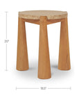 Pax - Outdoor Side Table - Natural