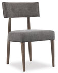 Curata - Upholstered Chair - Dark Gray