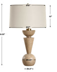 Cullum - Geometric Table Lamp - Light Brown