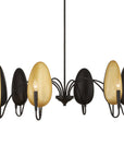 Warwick - 6 Light Chandelier - Matte Black