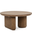 Vander - Solid Wood Round Coffee Table