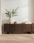 Hadley - Media Unit - Warm Brown