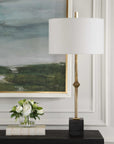Suranne - Antique Brass Table Lamp