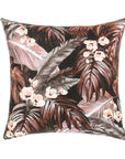 Radiant Oasis - 22" x 22" Makana Pillow - Brown