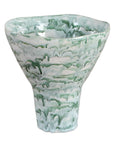 Jameis - Ceramic Watercolor Vase - Blue,Green,White