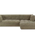 Mischa - Right Sectional - Sage Green