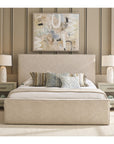 Oasis - Drift Upholstered Queen Bed - Beige