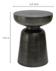 Arthur - Accent Table - Antique Zinc