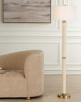 Wessex - Floor Lamp - Gold / White