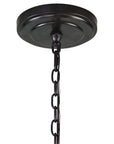 Marlow - 12 Light Circle Chandelier - Black