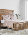 Bari - Velvet Quilt - Bliss Pink