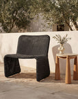 Ella - Outdoor Accent Chair - Gray / Charcoal