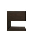 Jonah - Floating Nightstand - Dark Brown