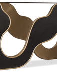 Melange - Even And Flow Console Table - Black