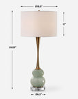 Sanctuary - Green Gray Table Lamp